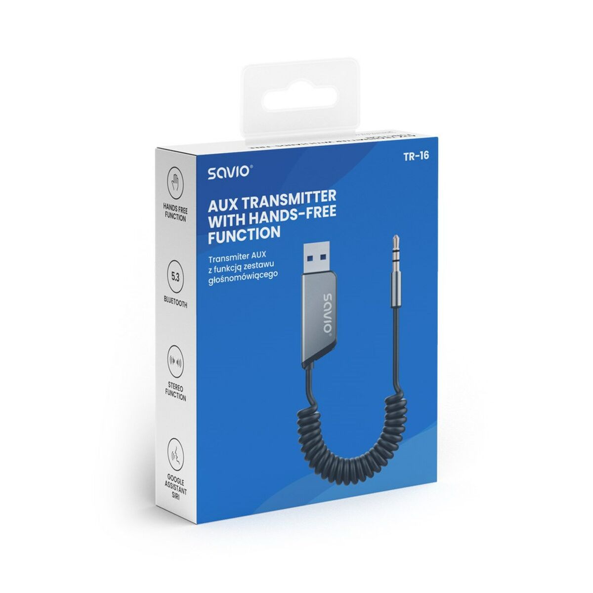Adapter Bluetooth Savio TR-16