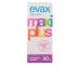 Slipové Vložky Maxi Plus Evax 1204-33722 (30 uds)