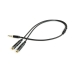 Kábel Audio Jack (3,5 mm) Rozdvojka GEMBIRD CCA-417M 20 cm