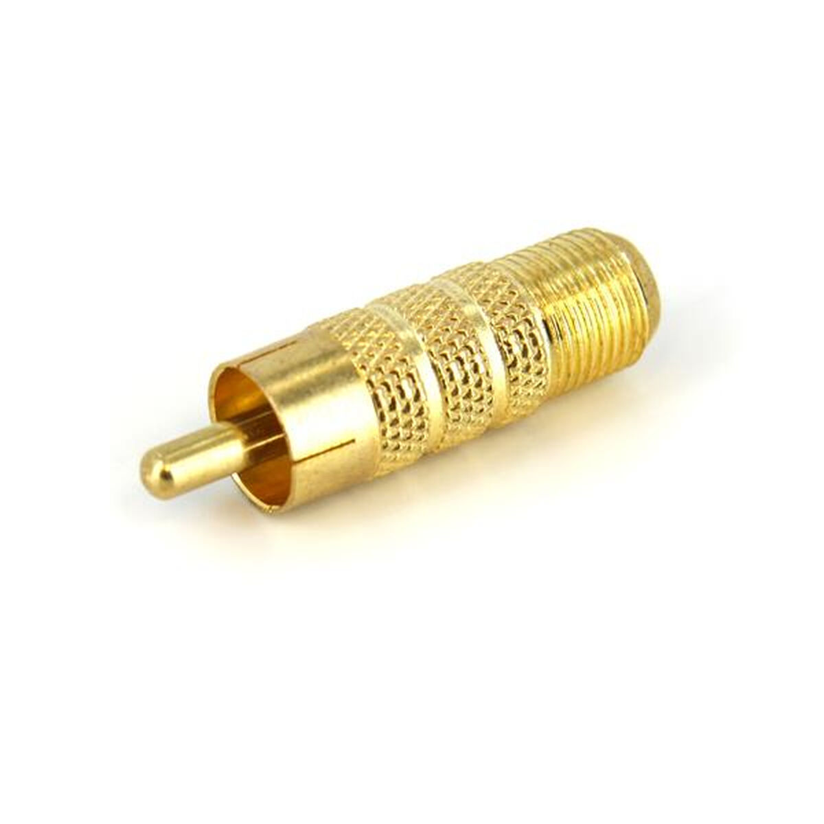 Adapter RCA Startech RCACOAXMF Geel