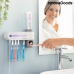 Esterilizador UV de Escovas de Dentes com Suporte e Dispensador de Pasta de Dentes Smiluv InnovaGoods Branco (Recondicionado B)