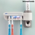 Sterilizzatore UV per Spazzolini da Denti con Supporto e Dispenser di Dentifricio Smiluv InnovaGoods Bianco (Ricondizionati B)