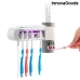 UV sterilizátor na zubní kartáčky s podstavcem a dávkovačem zubní pasty Smiluv InnovaGoods Bílý (Repasované B)