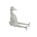 Decorative Figure Home ESPRIT Grey Duck 16 x 14 x 42 cm (2 Pieces)