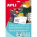 Business cards Apli 10408 Hvit 10 Ark Dobbeltsidig 210 x 297 mm