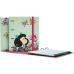 Žiedinis segtuvas Mafalda Carpebook Žalia A4 (2 vnt.)