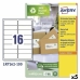 Ετικέτες για Εκτυπωτή Avery LR7162 Λευκό 100 Φύλλα 99,1 x 33,9 mm (5 Μονάδες)