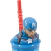 Kop med Sugerør Capitán América CZ11331 360 ml 3D