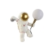 Vägglampa Home ESPRIT Vit Gyllene Metall Harts Modern Astronaut 26 x 21,6 x 33 cm