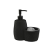 Soap Dispenser Home ESPRIT Black Resin ABS 15 x 8,7 x 18,5 cm