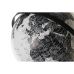 Földgömb Home ESPRIT Fehér Fekete PVC Vas 24 x 20 x 30 cm