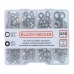 Unterlegscheiben Black & Decker Flach Sicherheit 375 Stücke