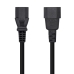 Power Cord Aisens C13/H-C14/M Black 3 m