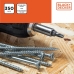 Screw kit Black & Decker Pozidriv Wood 350 Pieces