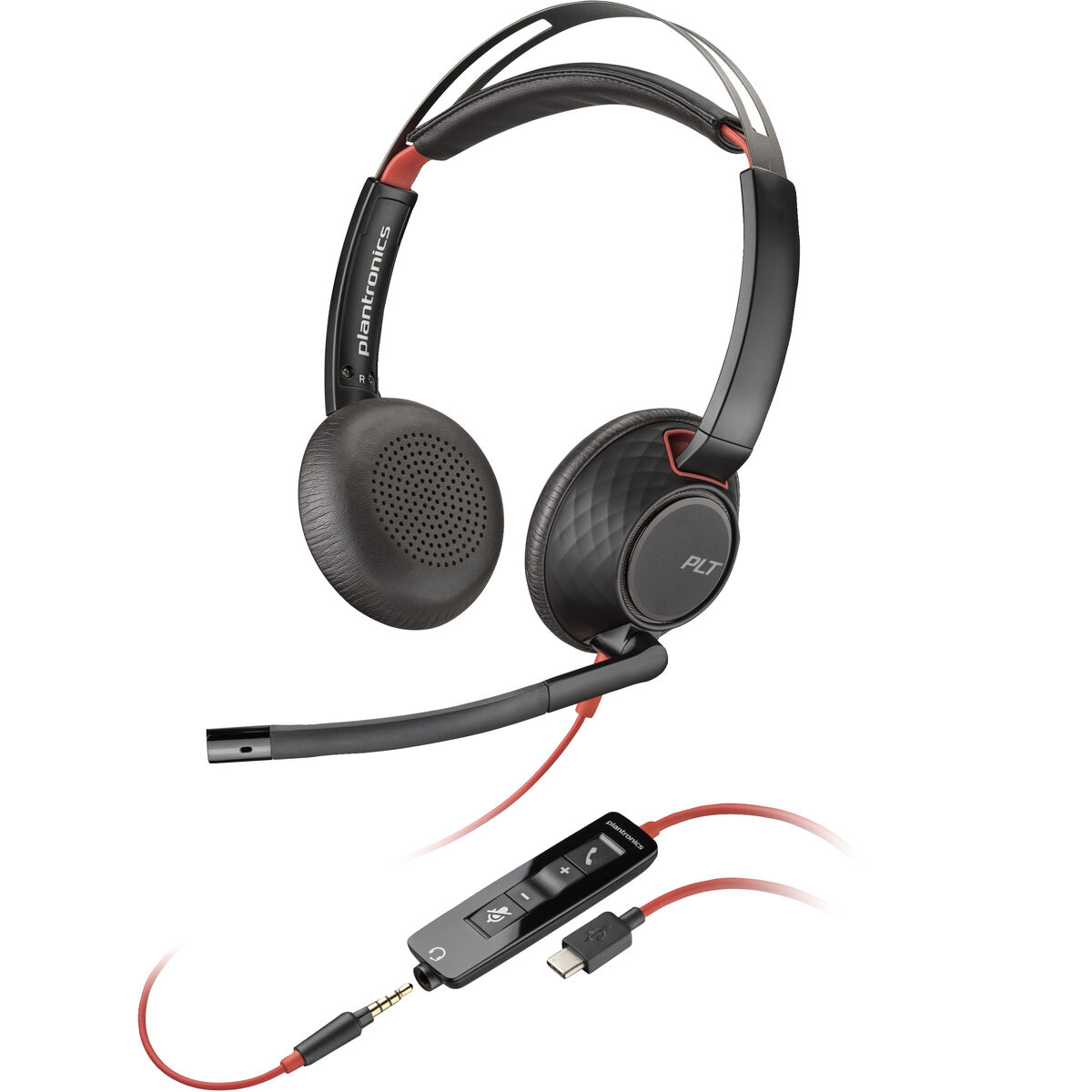 Auricolari con Microfono Poly 8X231AA Nero