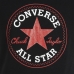 Otroške Majica s Kratkimi Rokavi Converse Črna