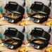 Õhufritüüri koos grilli, tarvikute ja retseptiraamatuga InnovaGoods Must Teras 3400 W 6 L (Renoveeritud B)