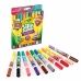 Tuschpennor Crayola Parfymerad Tvättbar Dubbel ände 10 Delar