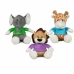 Peluche Play by Play T-shirt animais 28 cm