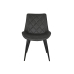 Dining Chair DKD Home Decor Black Dark grey Polyurethane 54 x 59 x 85 cm