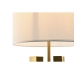 Bordslampa Home ESPRIT Vit Gyllene Järn 50 W 220 V 35 x 35 x 78 cm