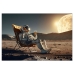 Maleri Home ESPRIT Udskrevet Astronaut kvinde 150 x 0,04 x 100 cm