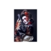 Maleri Home ESPRIT Hvit Svart Rød Trykket Geisha 100 x 0,04 x 150 cm