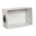 Storage boxes Home ESPRIT White Fir wood 35 x 22 x 15 cm 3 Pieces