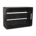 Pudełka do przechowywania Home ESPRIT Cox Apples 1830 Czarny Drewno świerkowe 40 x 30 x 15 cm 3 Części