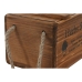 Krabice na uskladnění Home ESPRIT Přírodní Jedlové dřevo 38 x 24 x 22 cm 4 Kusy