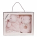 Baby Comforter    Pink Rabbit Rattle 30 x 30 cm