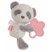 Rágóka babáknak fognövekedéskor Panda Medve Rózsaszín 20 cm