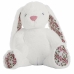 Fluffy toy Flowers Rabbit White 40 cm