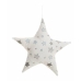 Almofada Estrela 51 x 51 cm Branco