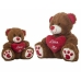 Fluffy toy Amour Bear Heart 28 cm