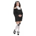 Kostyme voksne Nonne M/L (3 Deler)