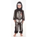 Kostum za dojenčke Skeleton Heart Črna (2 Kosi)