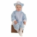 Disfraz para Bebés Azul Oso de Peluche (3 Piezas)