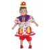 Costume for Babies 18 Months Female Clown (3 Pieces)