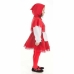 Costume per Bambini Cappuccetto Rosso (3 Pezzi)