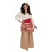 Kostume til voksne Carlota Middelalderlig bondekvinde (4 Dele)