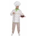 Costume for Adults Pastry Chef M/L (4 Pieces)