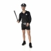 Маскировъчен костюм за възрастни Полицай 4 Части Късо Черен