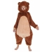 Kostium dla Dzieci 8-9 lat Brązowy Niedźwiedź (2 Części)