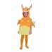 Маскировъчен костюм за деца Оранжев 5-6 години Чудовище (1 Части)