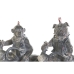 Dekoratív Figura Home ESPRIT Sötét szürke Motoros 24 x 15 x 29 cm (2 egység)