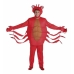 Kostyme voksne Rød Krabbe M/L (3 Deler)