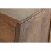 TV furniture DKD Home Decor Brown Teak Metal (125 x 40 x 55 cm)