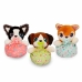 Plyschdocka Hund IMC Toys Baby Paws 11,4 x 14,5 x 9,6 cm