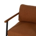 Кресло Коричневый Чёрный древесина каучукового дерева Ткань 70 x 76 x 81 cm
